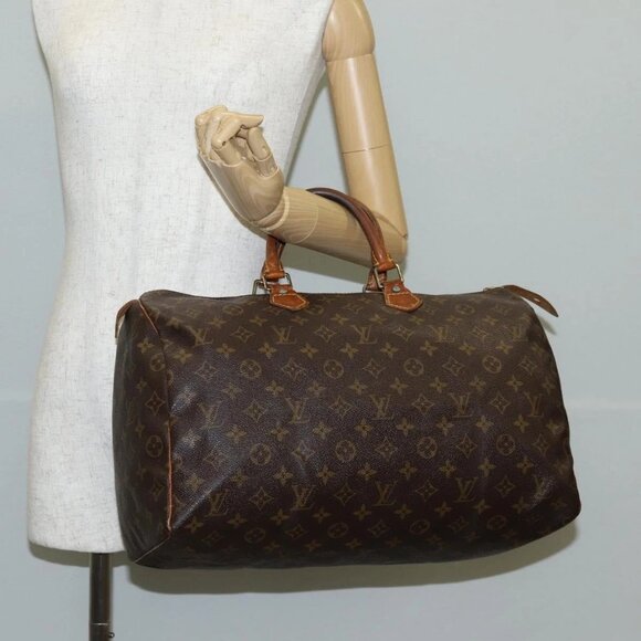 LOUIS VUITTON Monogram Speedy 40 Hand Bag M41522 LV Auth - Picture 1 of 16